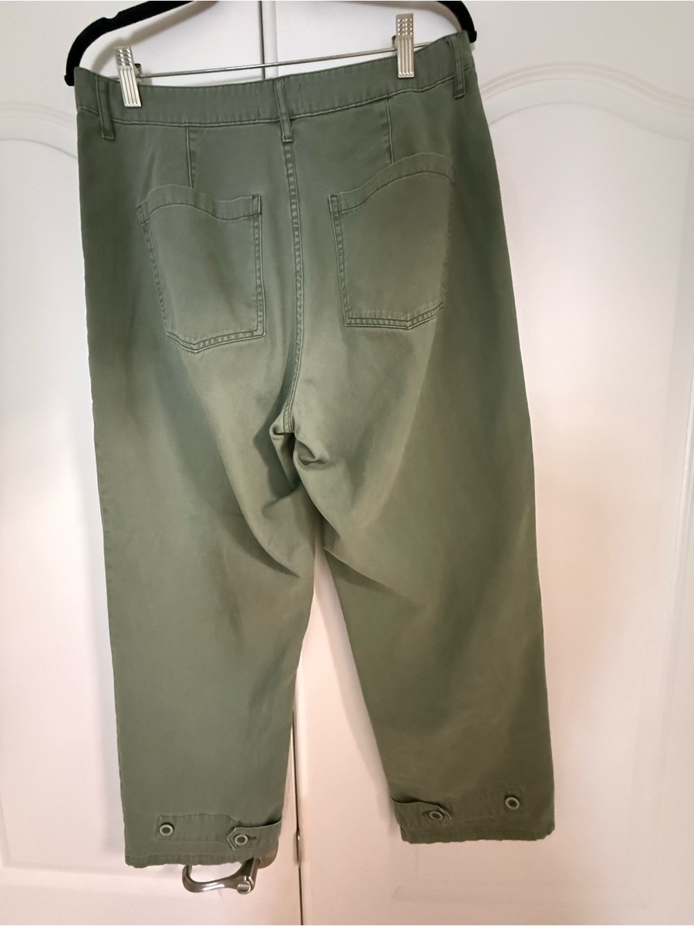 pistola Olive Green Button-Fly Utility Chinos - Picture 2 of 5